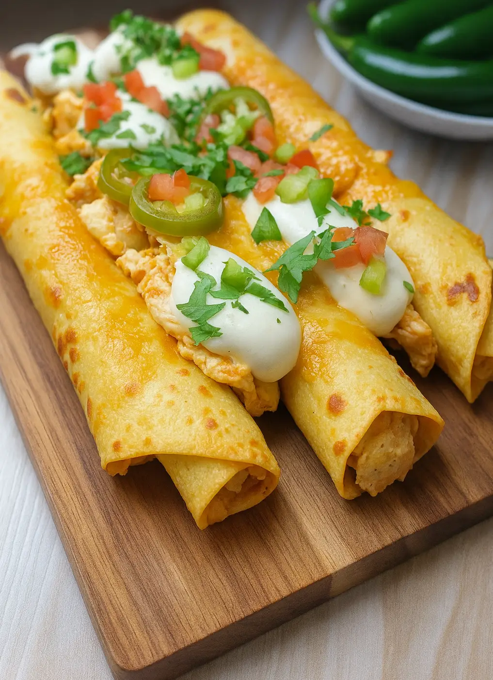 Crispy Chicken Taquitos